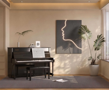 Modern Piano Room-ID:377609018