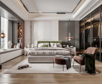 Modern Bedroom-ID:348811193