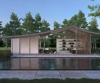 New Chinese Style Building Component-ID:950284965