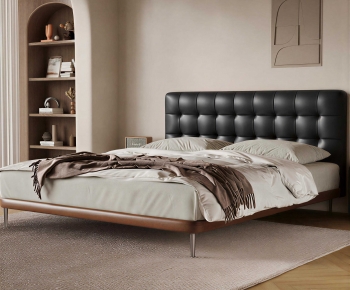 Modern Double Bed-ID:336864952