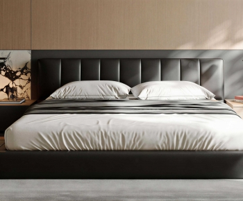 Modern Double Bed-ID:892950066