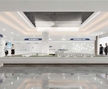 Modern Office Exhibition Hall-ID:759197956