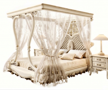 European Style Double Bed-ID:293545012
