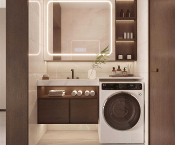 Modern Laundry Cabinet-ID:221564056