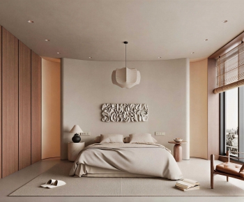 Wabi-sabi Style Bedroom-ID:162849482
