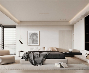 Modern Wabi-sabi Style Bedroom-ID:545690144