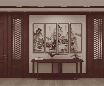 New Chinese Style Hallway-ID:707380068