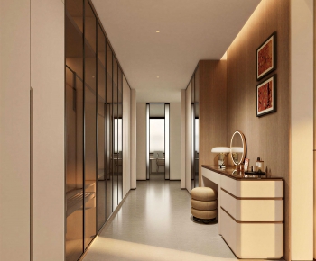 Modern Clothes Storage Area-ID:594450001