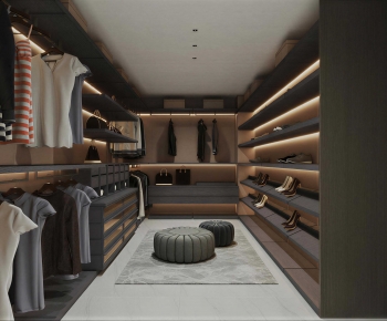 Modern Clothes Storage Area-ID:510142094