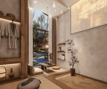 Wabi-sabi Style Audiovisual Room-ID:654506926