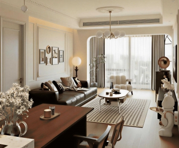 Modern A Living Room-ID:787462954