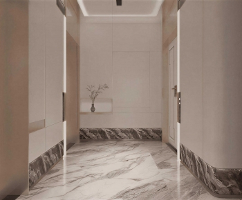 Modern Office Elevator Hall-ID:620337966