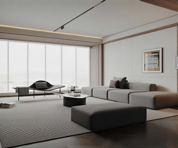 Modern A Living Room-ID:725869897