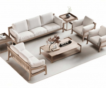 New Chinese Style Sofa Combination-ID:508409984
