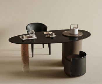 Modern Computer Desk And Chair-ID:764013059