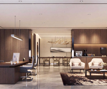 New Chinese Style Manager's Office-ID:464171898