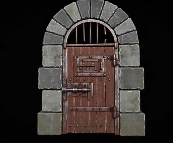 New Classical Style Single Door-ID:965564014