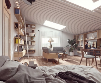 Nordic Style Bedroom-ID:985965976