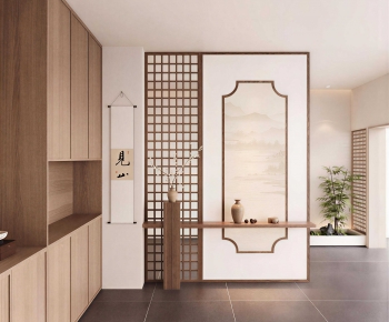 New Chinese Style Hallway-ID:768521071