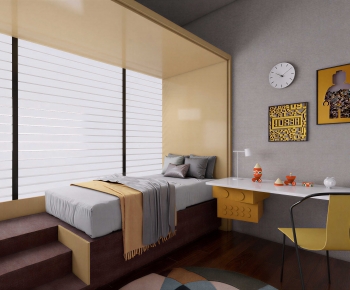 Modern Boy's Room And Son's Room-ID:972357038