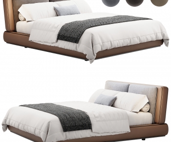 Modern Double Bed-ID:535811905