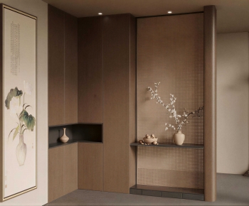 New Chinese Style Hallway-ID:497302067