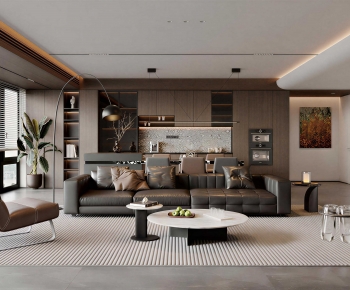 Modern A Living Room-ID:731355918
