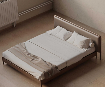 Modern Double Bed-ID:375364077