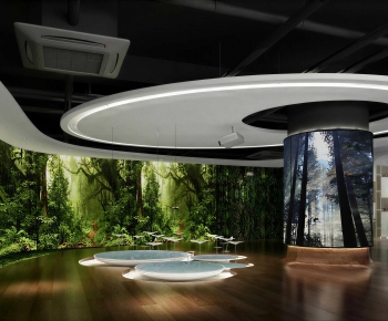 Modern Exhibition Hall-ID:173996935