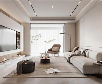 Modern A Living Room-ID:757081038