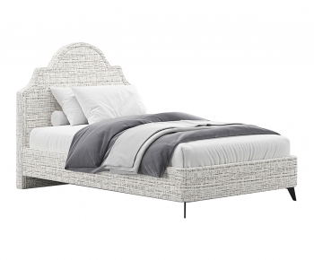 Modern Single Bed-ID:693397055