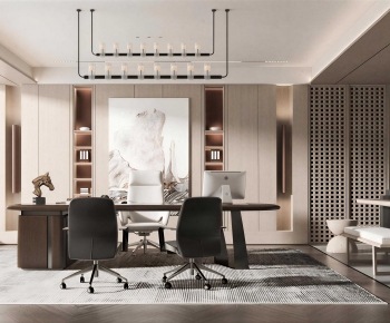 New Chinese Style Manager's Office-ID:750724087
