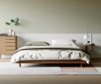 Modern Double Bed-ID:893038039
