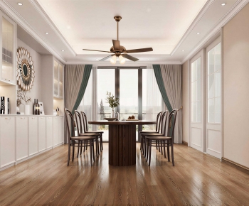 American Style Dining Room-ID:628799923