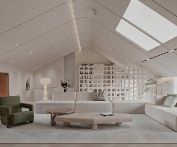 Wabi-sabi Style A Living Room-ID:299319984