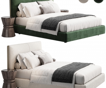 Modern Double Bed-ID:663045882