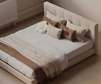 Modern Double Bed-ID:397152901