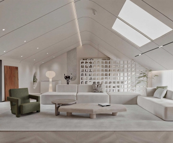 Wabi-sabi Style A Living Room-ID:604012972