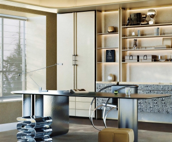 Modern Study Space-ID:740834958