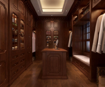European Style Clothes Storage Area-ID:413137913