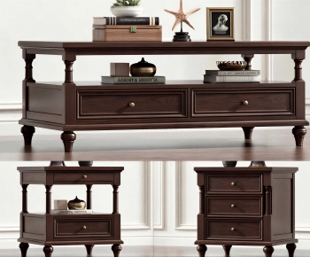 American Style Coffee Table-ID:743573903