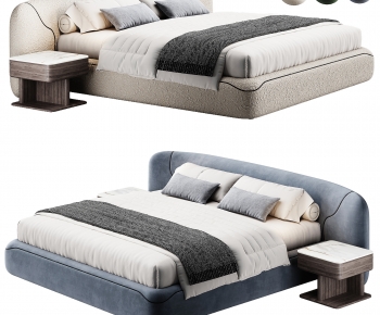 Modern Double Bed-ID:483171945