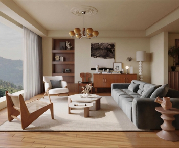 Modern A Living Room-ID:250688087