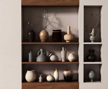 Wabi-sabi Style Clay Pot-ID:611354118