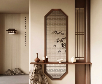 New Chinese Style Hallway-ID:835737944