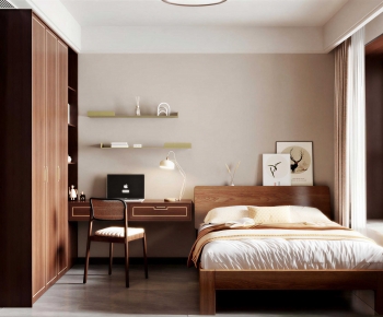 New Chinese Style Bedroom-ID:887506965