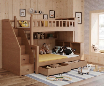 Modern Bunk Bed-ID:919290075