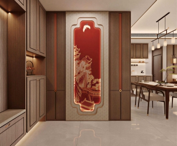 New Chinese Style Hallway-ID:588627107