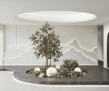 New Chinese Style Plant Landscaping-ID:100613127