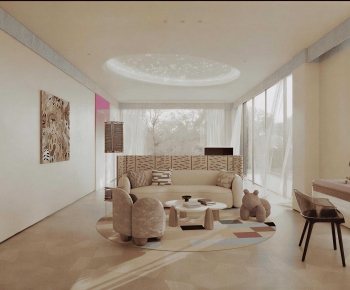 Modern A Living Room-ID:380470868